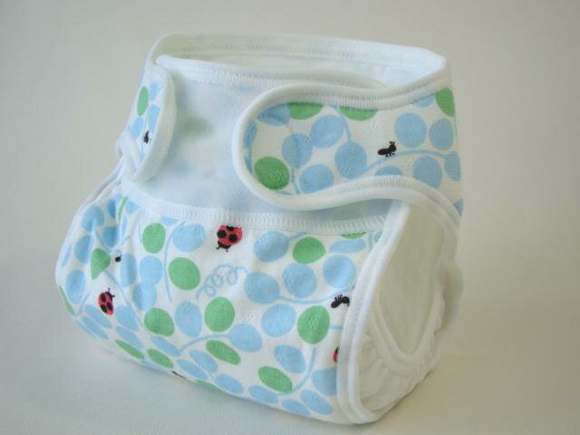 【訳あり特価】【送料無料・定形外郵便・代引不可】てんとう虫柄おむつカバー 11-11052 50cm