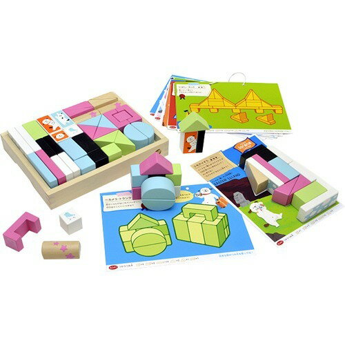 WOODY PUDDY カードつきパズル積み木たのしい世界旅行
