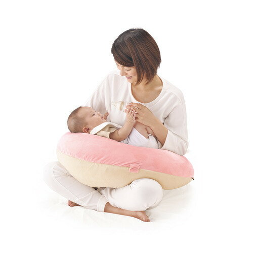 BB804 授乳クッション エールべべ・ギュット4WAY マシュマロ パステルピンク