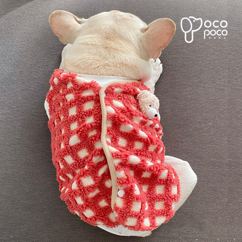 【全商品ポイント5倍】犬服秋冬 ドッグウェア ベスト 背中開き タンクトップ クマ ...