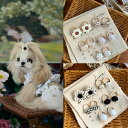 ヘアゴム ペット用 犬用 猫用 髪飾り セット からまない ヘアアクセサリー かわいい プレゼント