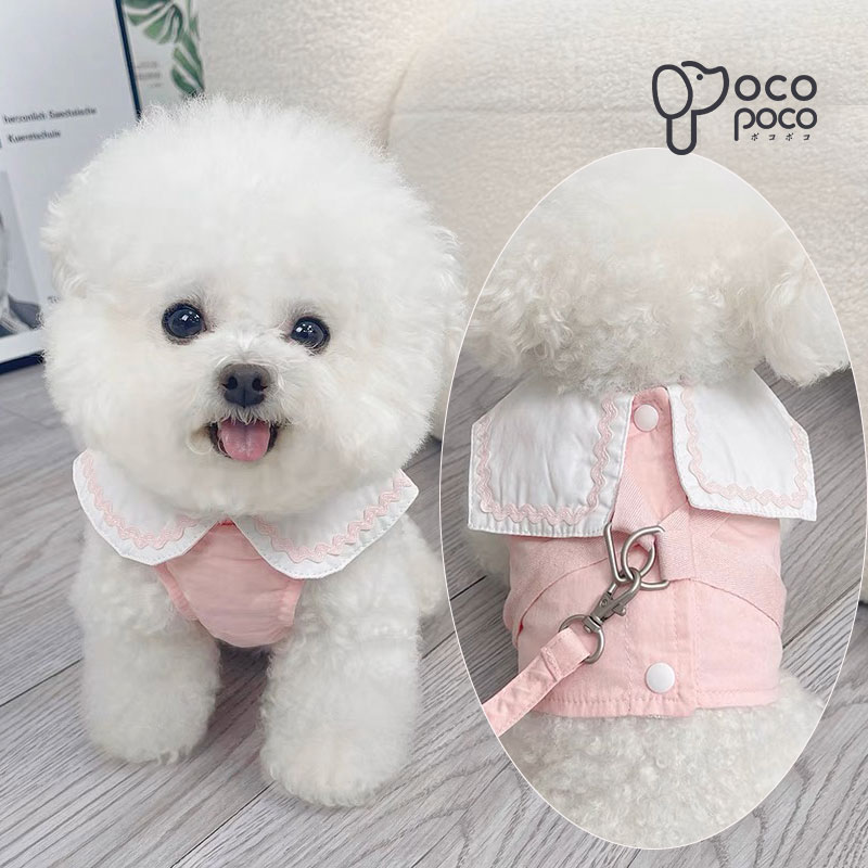 犬服 ベスト ハーネス 簡単装着 【リード付き...の紹介画像2