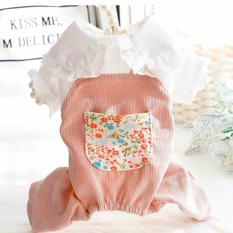 【全商品ポイント5倍】犬服ロンパース つなぎ カバーオール サロペット ドッグウェ...