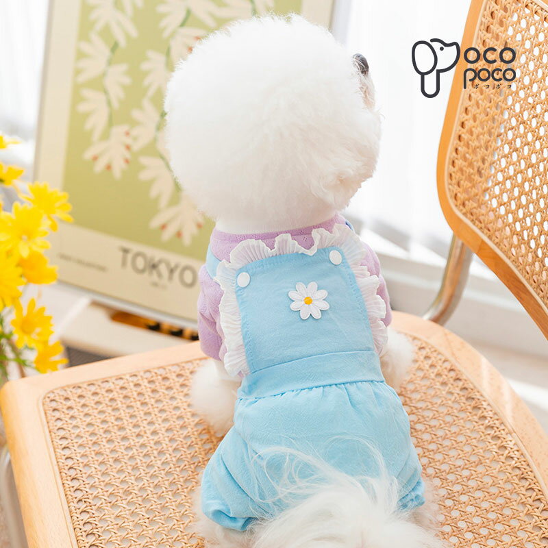 【全商品ポイント5倍】犬服 つなぎ ドッグウェア カバーオール サロペット パジャマ 繋ぎ洋服 ズボン前開き 薄手 着せやすい おしゃれ オシャレ 抜け毛防止 小型犬 中型犬 男の子 女の子 インスタ映え