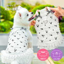 【全商品ポイント5倍】犬服夏 犬の服 猫服 ワンピース キャミワンピース Dカン付き フレンチガーリー レース襟 リボン レースフリル 上品 伸縮性あり 涼しい 小型犬 中型犬 薄手 快適 ドッグウェア ペットウェア お散歩 お出かけ XS~XXL対応 インスタ映え