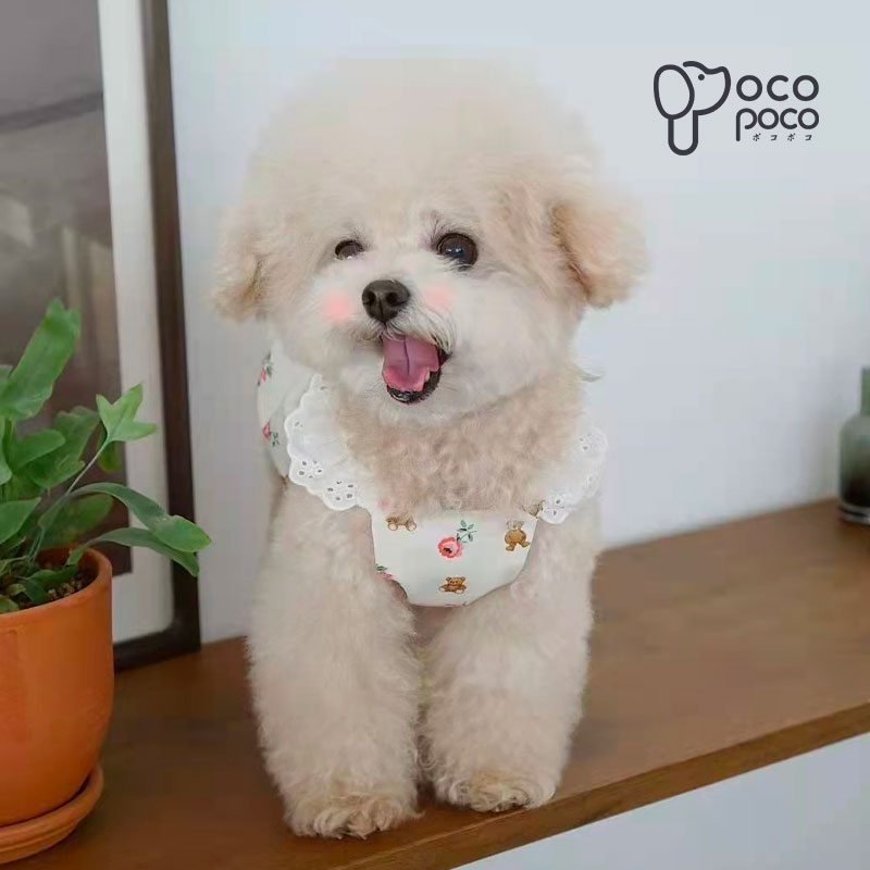 犬服 ワンピース 涼しい 薄手 綿質 柔らかい 小型犬 ドッグウェア ノースリーブ 袖...
