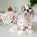 犬服 カットソー オシャレ tシャツ メロウフリル ハート柄 トップス新作 おもしろ かわいい 可愛い 着せやすい 女の子 男の子 インスタ映え 韓国風 小型犬...