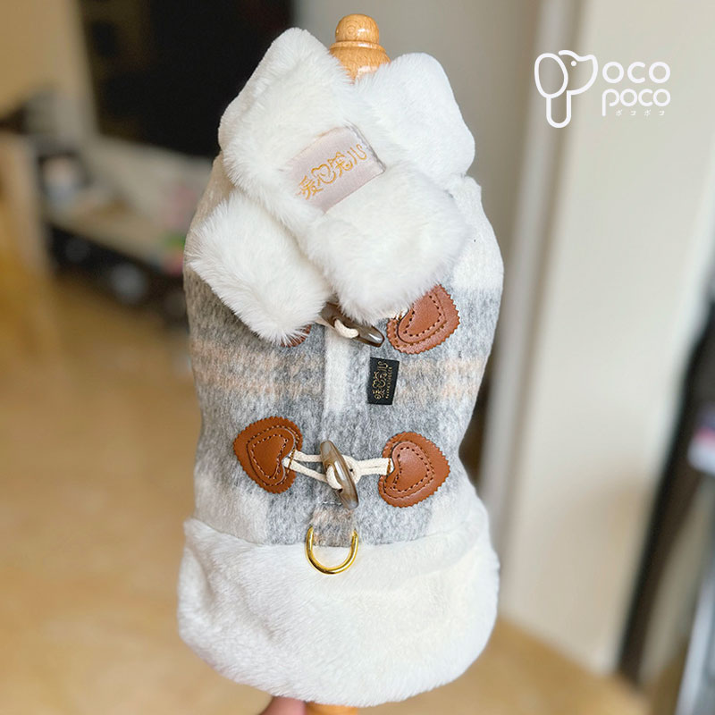 【全商品ポイント5倍】犬服 秋冬 ベスト コート ドッグウェア 可愛い お洒落 Dカン...