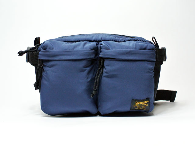 【Carhartt WIP/カーハート WIP】MILITARY HIP BAG・ミリタリーヒップバッグ・2WAYショルダーバッグ・3.2L/ネイビー　（スリングバッグ・斜め掛けショルダーバッグ・ウェストバッグ）