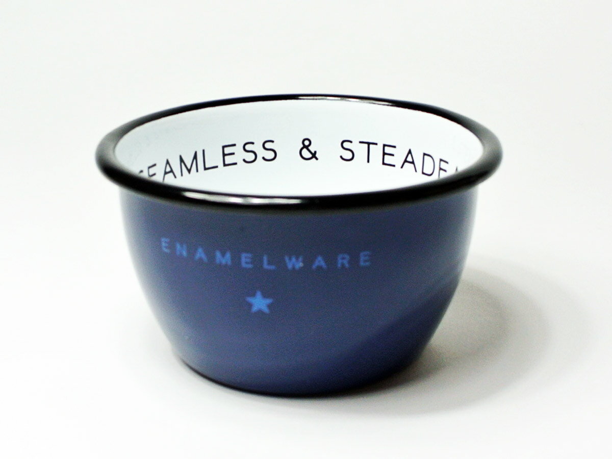 【BEST MADE/ベストメイド】2019デッドストック・Seamless & Steadfast Enamel Bowl/ホーローボール/ロイヤルネイビー　（国内未展開・ニューヨークのお洒落なアウトドアストア オリジナルギア・エナメルテーブルウェア）