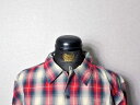 【RRL&CO./ダブルアールエル】2020SS Dead Stock / PLAID TWILL CAMP SHIRT/オンブレチェック・ボックスシャツ/レッド＆ブラック　（2020春モデルデッドストック・50s・ロカビリー・ヴィンテージ・ミリタリー）