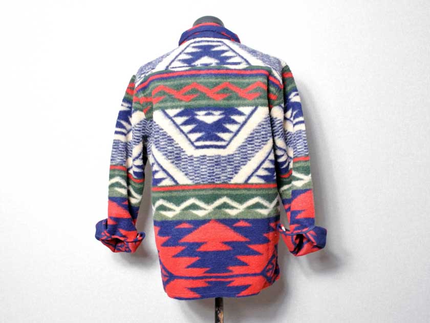 【RRL&CO./ダブルアールエル】2022AW Dead Stock / フリース オーバーシャツ・ジャガード織り・フリースジャケット・アメリカンネイティブ柄　（ヴィンテージ・ミリタリー）