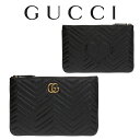 グッチ GUCCI GGマーモント レザー クラッチバッグ ブラック 525541 0OLET 1000 海外輸入新古品