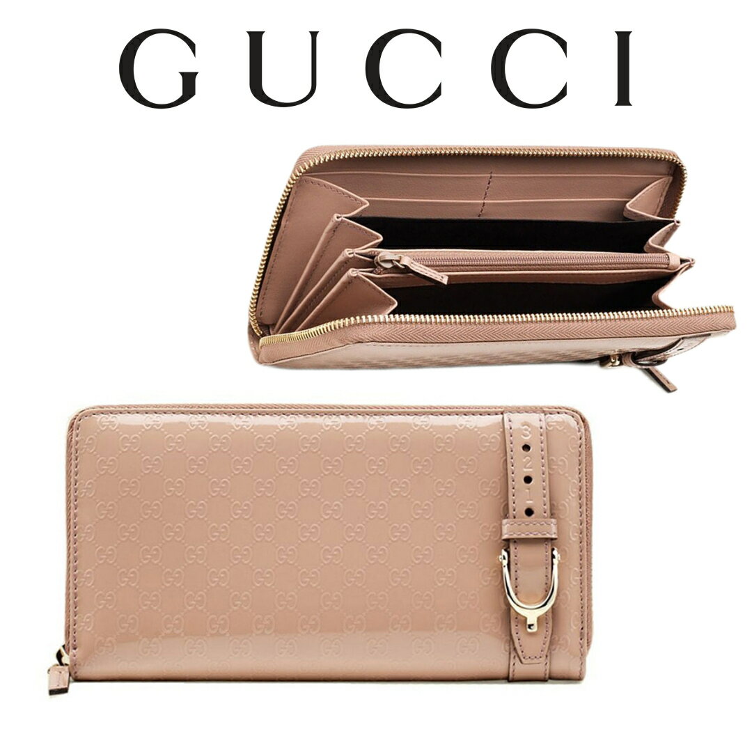 グッチ 長財布（メンズ） グッチ GUCCI 長財布 レディース メンズ ラウンドファスナー GUCCIシマ 309758 AV13G 6812 海外輸入新古品