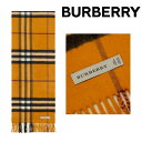 バーバリーBURBERRY レディース マフラー 3953992-2213B-CO-ORANGE オレンジ 海外輸入新古品