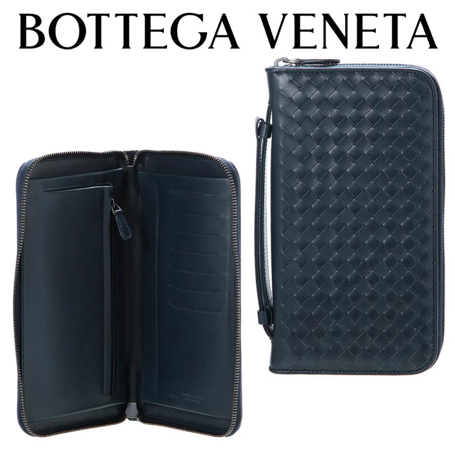 ボッテガヴェネタ 長財布（メンズ） ボッテガ ヴェネタ BOTTEGA VENETA メンズ 長財布 ロングジッパーウォレット 169730 V4651 4013 海外輸入新古品