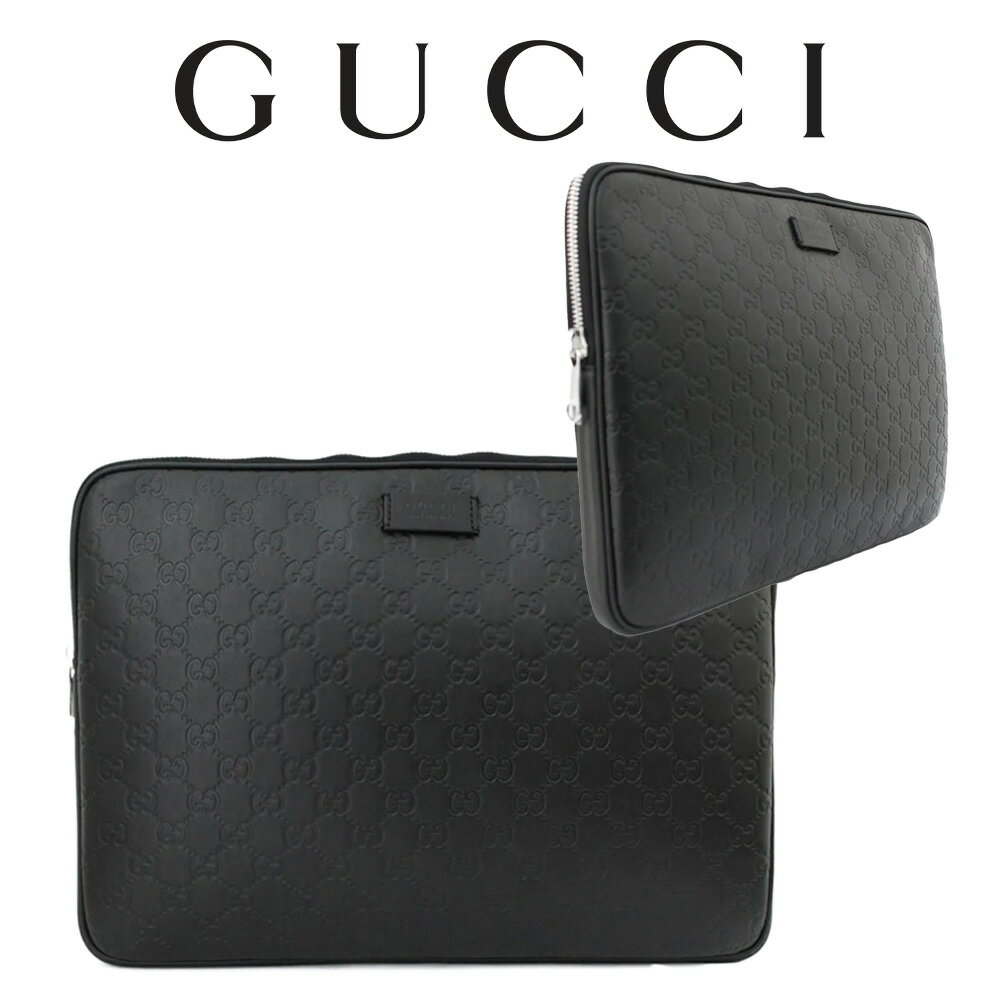 ブリーフケース グッチ GUCCI メンズ GGエンボス ブリーフ ケース 473884 DMT1N 1000 海外輸入新古品