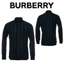 バーバリーBURBERRY メンズ チェック シャツ 3947508 4100K NAVY 海外輸入新古品