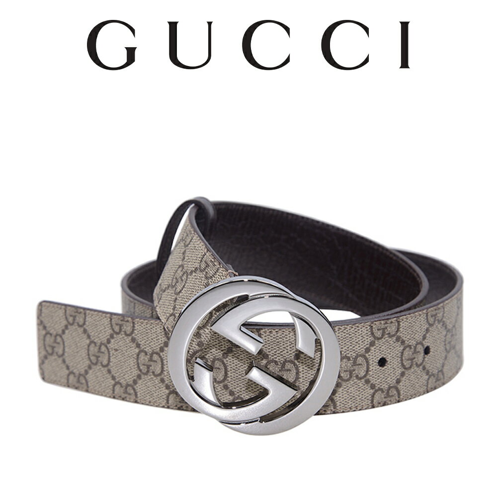 グッチ GUCCI メンズ ブラウン キャンバスベルト114984 KGD1R 9643 海外輸入新古品