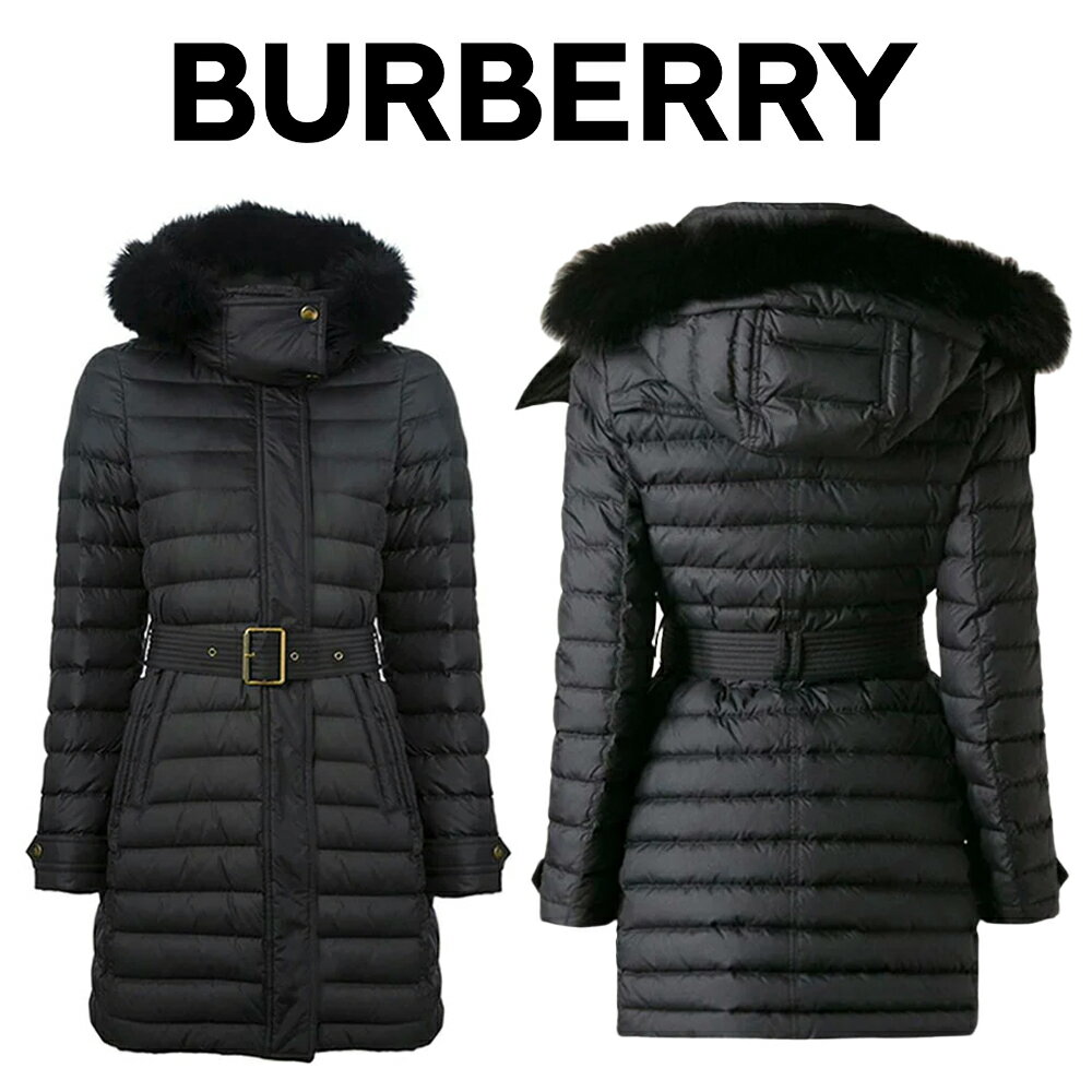 バーバリー BURBERRY レディースダウンジャケット3933375 00100 BLACK 海外輸入新古品