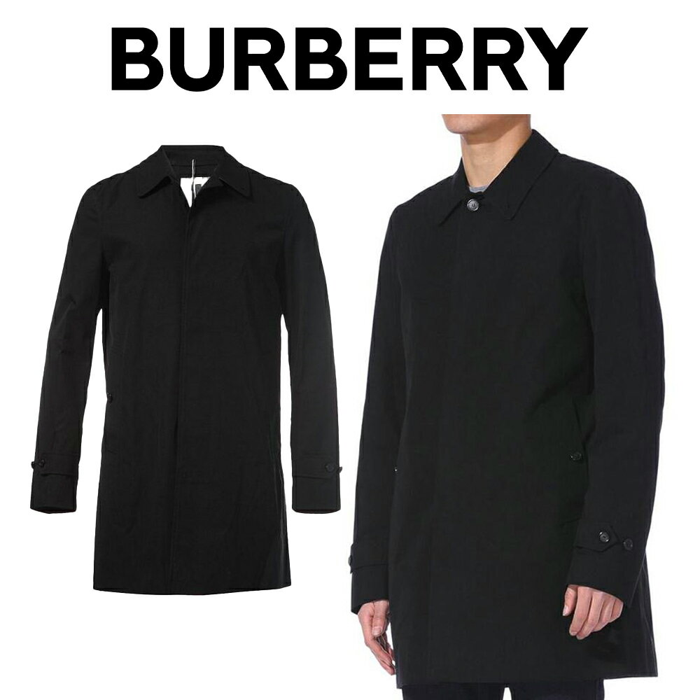 バーバリー バーバリーBURBERRY メンズ ブラック コート 3934608 00100 BLACK 海外輸入新古品