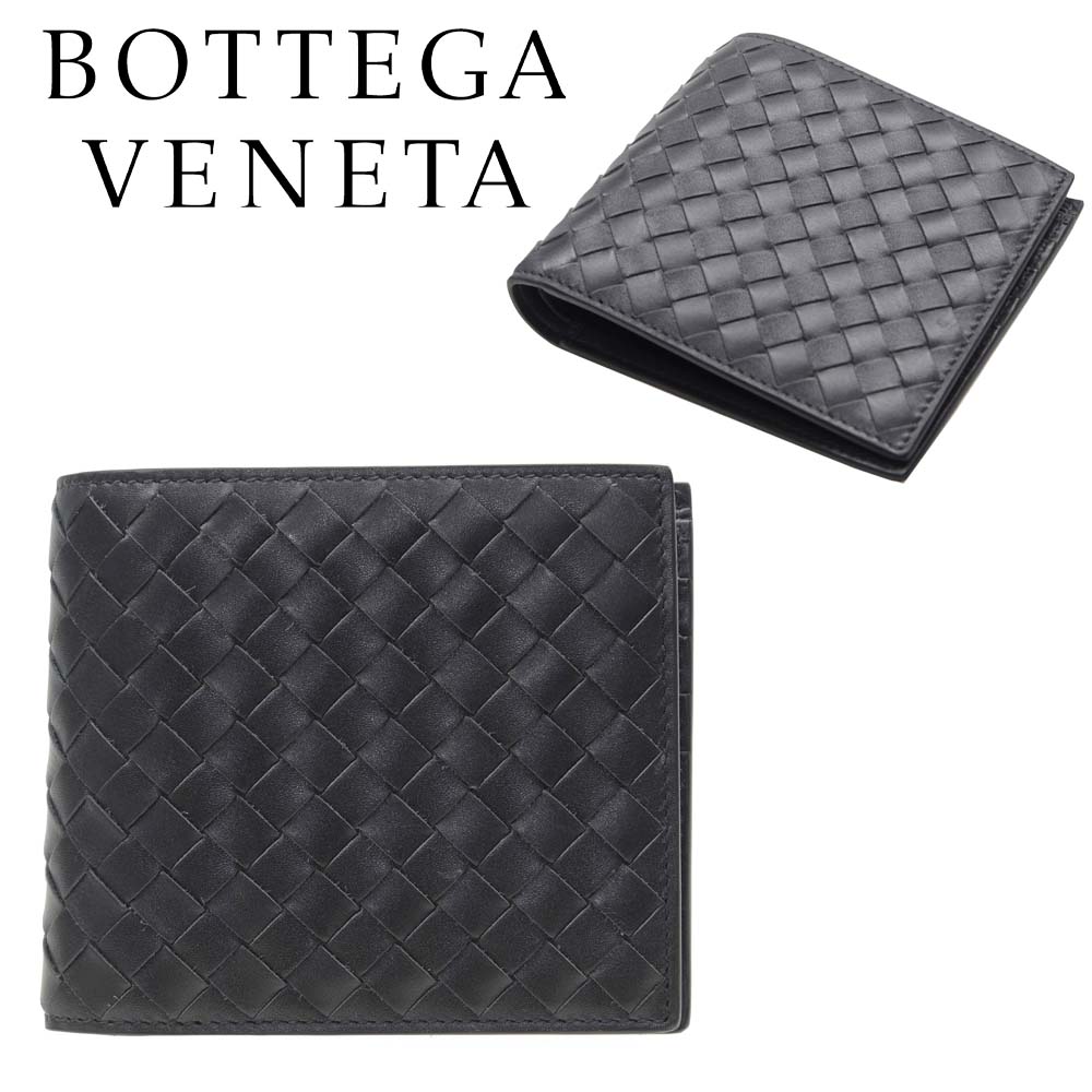 ボッテガ・ヴェネタ 二つ折り財布（メンズ） ボッテガ ヴェネタ BOTTEGA VENETA メンズ 二つ折り財布 メンズ 札入れ 113993 V4651 2015 海外輸入新古品