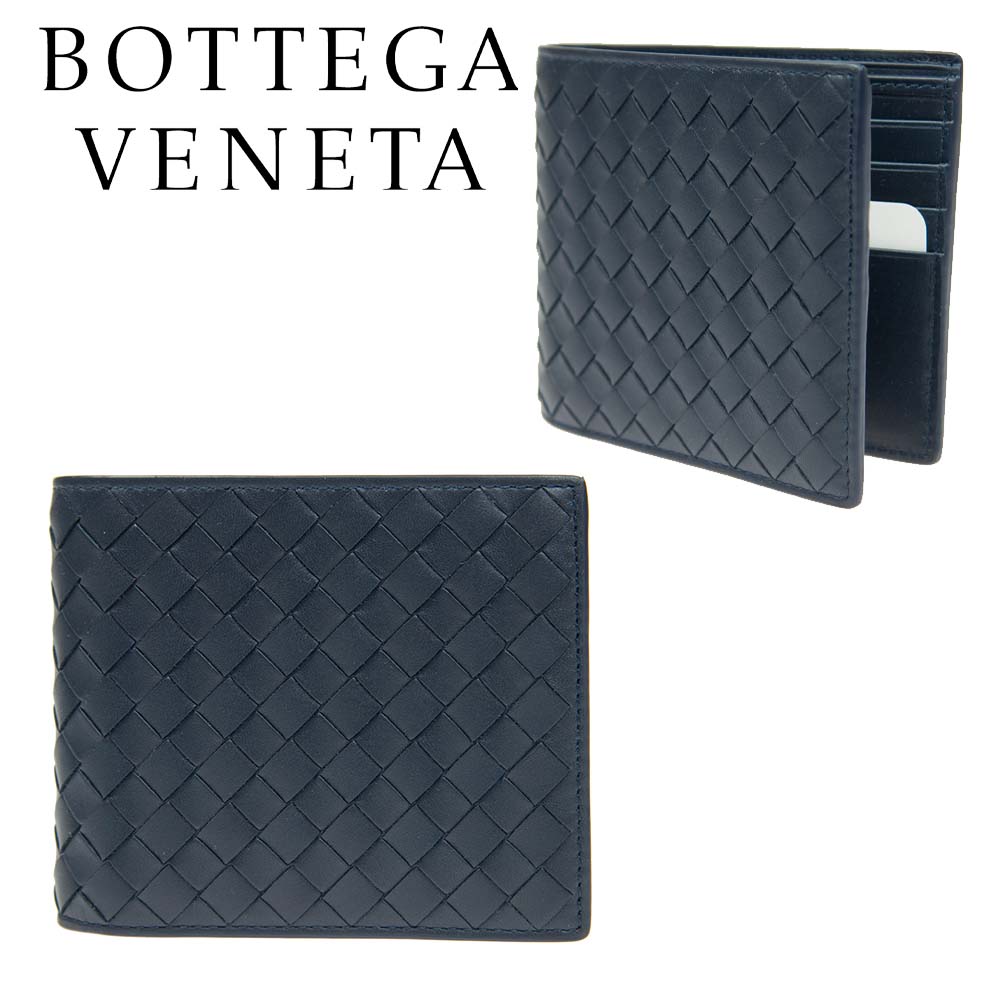 ボッテガ・ヴェネタ 革財布 メンズ ボッテガ ヴェネタ BOTTEGA VENETA メンズ 二つ折り財布 メンズ 札入れ 113993 V4651 4013 海外輸入新古品