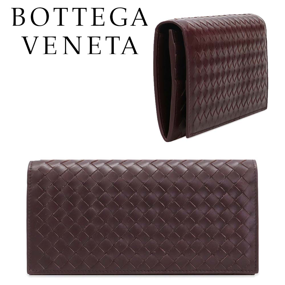 ボッテガヴェネタ 長財布（メンズ） ボッテガ ヴェネタ BOTTEGA VENETA 二つ折り長財布 INTRECCIATO 156819 V4651 2040 イントレチャートレザー 海外輸入新古品