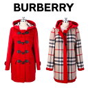 バーバリー バーバリーBURBERRY レディース 3844784 6080B MILIT-RED レッドウール コート 海外輸入新古品