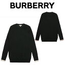 バーバリー セーター レディース バーバリーBURBERRY レディース ブラック ニット セーター 3855185 00100 BLACK 海外輸入新古品