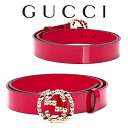 グッチ ベルト（レディース） グッチ GUCCI レディース ダブルG レザーベルト 388991 A150G 5529 海外輸入新古品