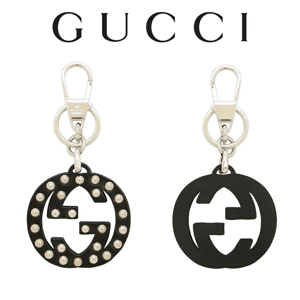 グッチ キーホルダー（レディース） グッチ GUCCI レディース インターロッキングG キー リング チャーム 389053 BGZ0N 1000 海外輸入新古品