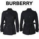 バーバリー バーバリーBURBERRY レディース ブラック トレンチコート 3897367 00100 BLACK 海外輸入新古品