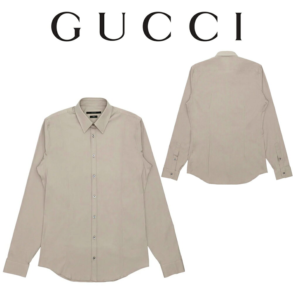 グッチ グッチ GUCCI メンズ シャツ 307640 26242 1505 グレー 海外輸入新古品