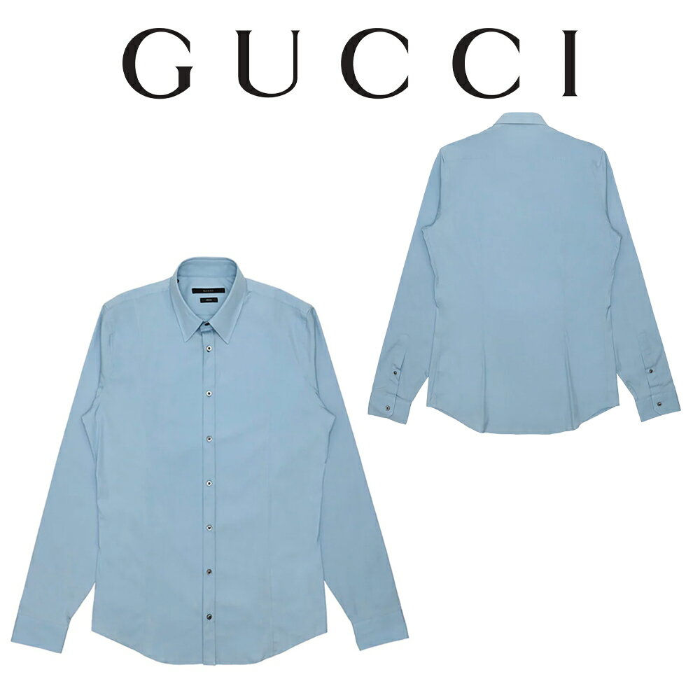 グッチ グッチ GUCCI メンズ シャツ 307640 26242 4600 ブルー 海外輸入新古品