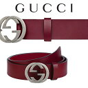 グッチ GUCCI インターロッキングG付きレザーベルト 368186 BGH0N 6148 海外輸入新古品