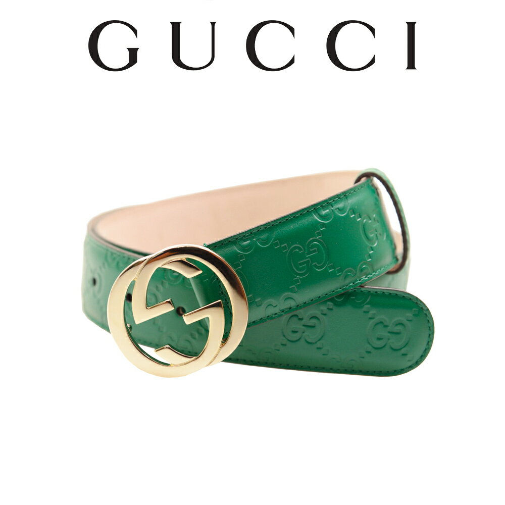 グッチ ベルト（メンズ） グッチ GUCCI メンズ ダブルG レザーベルト 370543 CWC1G 3120 海外輸入新古品