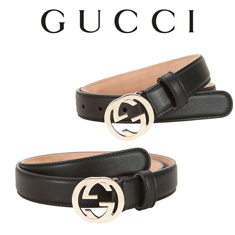 グッチ ベルト（メンズ） グッチ GUCCI メンズ ダブルG レザーベルト 370717 AP00G 1000 海外輸入新古品