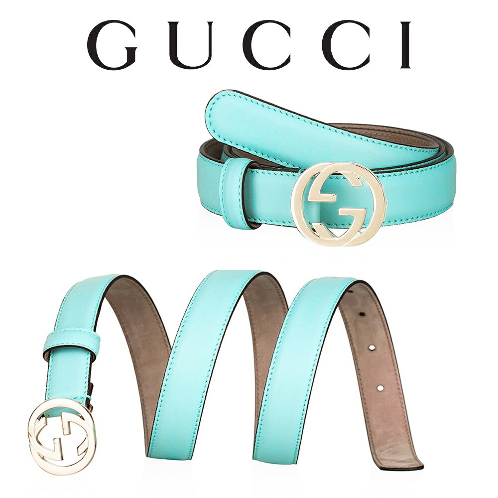 グッチ ベルト（レディース） グッチ GUCCI レディース ダブルG レザーベルト 370717 AP00G 4918 海外輸入新古品