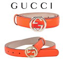 グッチ ベルト（レディース） グッチ GUCCI レディース ダブルG レザーベルト 370717 AP00G 7523 海外輸入新古品