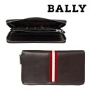 バリー 財布 メンズ バリー BALLY メンズ 財布 サイフ ラウンドファスナー長財布 チョコ 6167359 TEVIN271 CHOCOLATE 海外輸入新古品