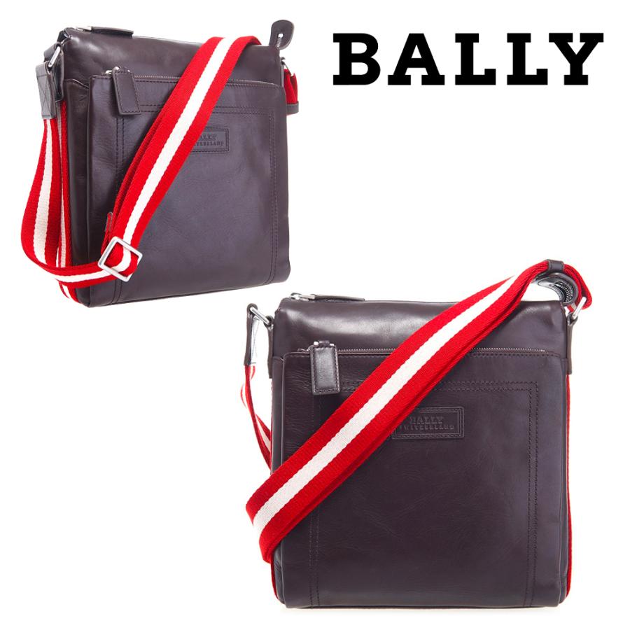 バリー バッグ メンズ バリー BALLY ショルダーバッグ バッグ メンズ ダークブラウン 6174856 TUSTONSM261 CHOCOLATE 海外輸入新古品