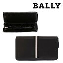 バリー 長財布 メンズ バリー BALLY メンズ 財布 サイフ ラウンドファスナー長財布 ブラック 6167360 TEVIN290 BLACK 海外輸入新古品