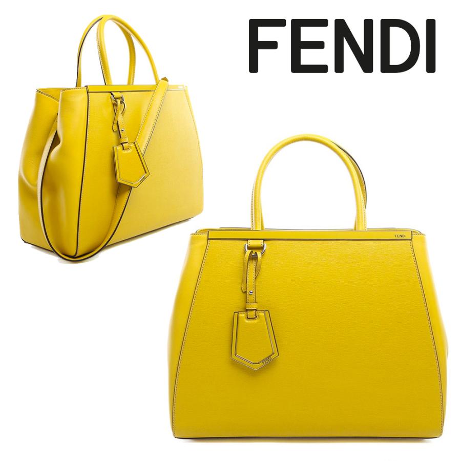 フェンディ ショルダーバッグ レディース フェンディFENDI レディースショルダーバッグ 8BH250 D7E F0N93 ハンドバッグ イエロー 海外輸入新古品