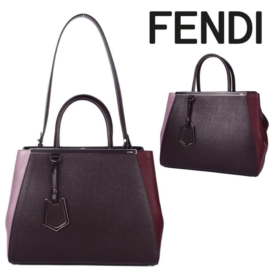 フェンディFENDI レディースショルダーバッグ 8BH250 M5L F0P18 ハンドバッグ ダークパープル 海外輸入新古品