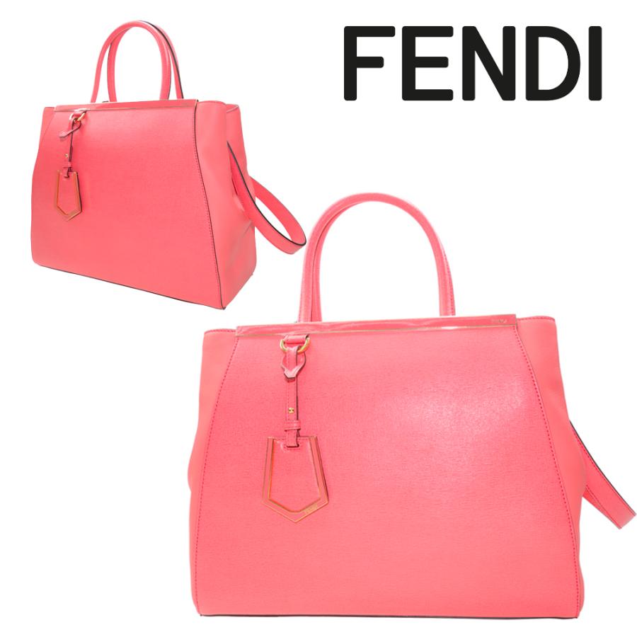 フェンディFENDI レディースショルダーバッグ 8BH250 D7E F0H6H ハンドバッグ ピンク 海外輸入新古品