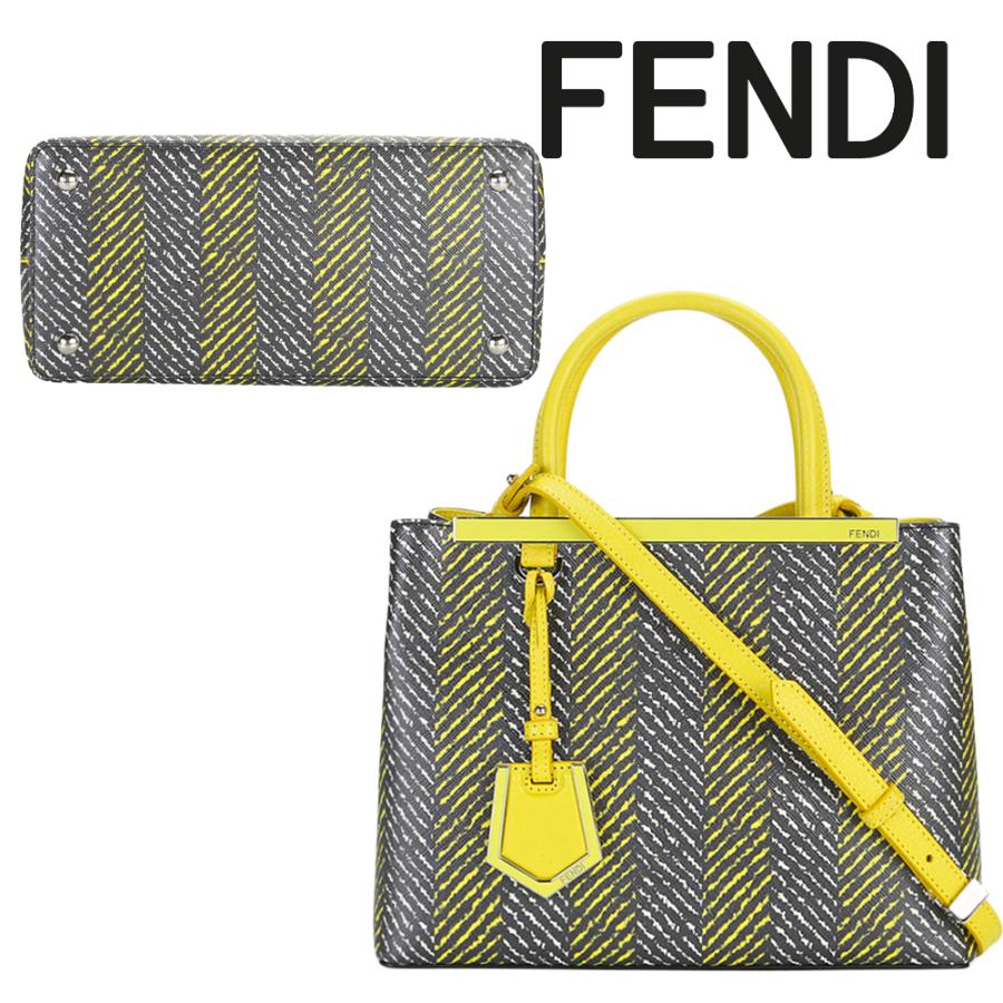 フェンディFENDI レディースショルダーバッグ 8BH253 V9X F0N93 ハンドバッグ イエロー海外輸入新古品