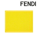 フェンディFENDI FXT085 T7U F0QF1 レディースイエローシルクスカーフ 海外輸入新古品