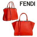 フェンディFENDI レディース ハンドバッグ 手提げバッグ 8BH279 Z6N F0K60 レッド 海外輸入新古品