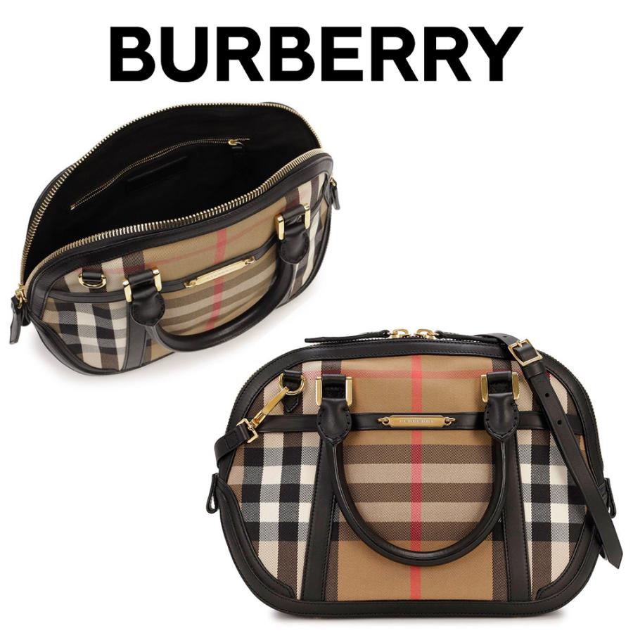 バーバリーBURBERRY レディース チェック ショルダーバッグ 3903898 0010T BLACK